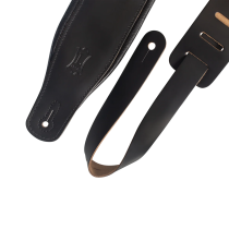 Levy&#039;s 3 inch Wide Top Grain Leather Guitar Straps