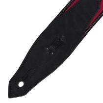 Levy&#039;s  2&quot; Wide Red Woven Guitar Strap.