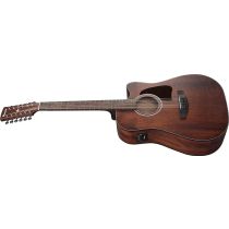 Ibanez AW5412CE 12-string Acoustic-electric Guitar - Open Pore Natural