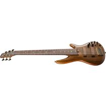Ibanez Prestige SR5506 6-string Bass Guitar - Mocha Flat