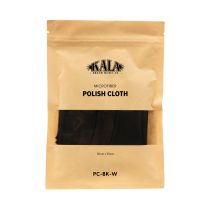 Kala Polish Cloth Black with White Logo