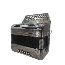 Hohner Anacleto Collection REY ESPECIAL EAD-MULTI-COLOR CHROME/MULTICOLOR C31 Key of E (MI) 2 Voice Accordion