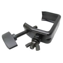 Prox PRTC2AX100 100PCS Light Duty Aluminum C Style M10 Clamp with Flat Thumbscrew for 2&quot; Truss Tube Capacity 45 lbs Black Finish