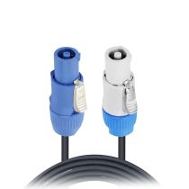 Prox PRXCPWC1406X50 50PCS 6 Ft. 14 AWG High Performance Link Grey Male to Blue Male for Power Connection compatible devices