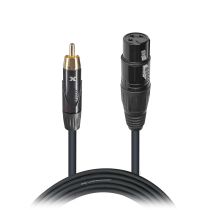 Prox PRXCRXF03X50 50PCS 3 Ft. Unbalanced RCA to XLR-F High Performance Audio Cable