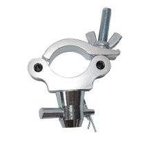 Prox PRTC7S Aluminum Pro Slim M10 Clamp with Half Conical Connector for 2&quot; Truss Tube Capacity 661 lbs.