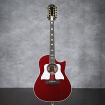 Taylor 657ce BQ – Limited Candy Apple Red 10-String Grand Pacific
