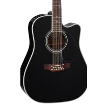 Takamine EF381SC 12 String Black with semi hard case 