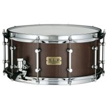 TAMA DRUM: SLP G-WALNUT 14"x6.5" SNARE DRUM|Matte Black Walnut