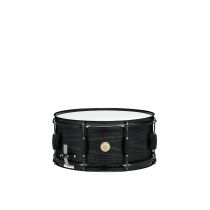 TAMA DRUM: WOODWORKS POPLAR 14"x6.5" SNARE DRUM|Black Oak Wrap