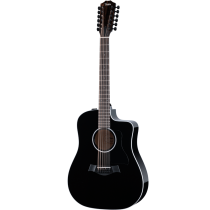 Taylor 250ce-BLK Plus acoustic-electric 12-string Guitar