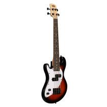 Solid Body 4-String Sunburst Fretted U•BASS® Left Handed