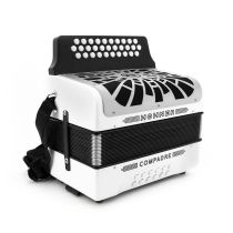 Hohner COFWHLD Compadre FBbEb, WHITE with Gig Bag - Silver  Grille LIMITED EDITION 