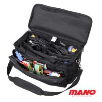 Prox PRXBP12X6 6PCS MANOâ„¢ Utility Carry Hand Bag Organizer with Dividers For Cables, LED Lighting, Tools, Mics, and Accessories.