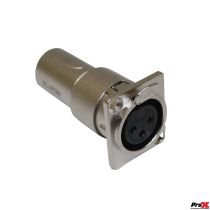 Prox PRXC3FDMX24 24PCS XLR Female To Male Adapter For Panel Mount