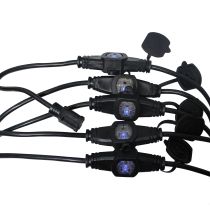 Prox PRXCMEP12326X4 4PCS 32&#039; Ft. Male NEMA 120VAC to 6-Outet Female Edison 12/3AWG Power Extension Cable