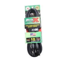Prox PRXCMIC10X10 10PCS 10 Ft. Balanced XLR3-F to XLR3-M High Performance Microphone Cable