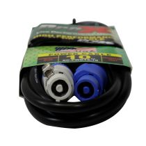 Prox PRXCPWC1410X50 50PCS 10 Ft. 14 AWG High Performance Power Connection Link Grey Male to Blue Male for Power Connection compatible devices