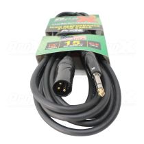 Prox PRXCSXM15X50 50PCS 15 Ft.  Balanced 1/4&quot; TRS to XLR-M