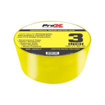 Prox PRXGF360FLYX12 12PCS 3 Inch 180FT 60YD Fluorescent Yellow Commercial Grade Gaffer Tape Pros Choice Non-Residue