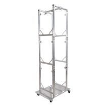 Prox PRXTGRUPKGX6 Truss Modular 6X Rapid U Grid Trio Package for Lighting - Moving Heads W-Rolling Aluminum Baseplate