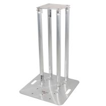 Prox PRXTS4X328TOTEM 3.28 Foot Totem Package Includes a 12in Top Plate, 24in Base Plate and Four 1M F31 Tubes W-White Scrim Cover