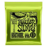 Ernie Ball P02221 Regular Slinky Nickel Wound Electric Guitar Strings .010-.046