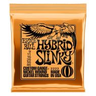 Ernie Ball P02222 Hybrid Slinky Nickel Wound Electric Guitar Strings .009-.046