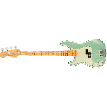 Fender American Professional II Precision Bass® Left-Hand, Maple Fingerboard, Mystic Surf Green
