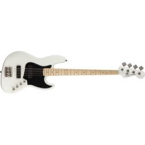 Squier Contemporary Active Jazz Bass HH, Maple Fingerboard, Flat White