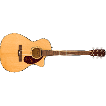 Fender CC-140SCE Concert, Walnut Fingerboard, Natural with Case