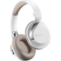 Shure AONIC 40 Noise-Canceling Wireless Over-Ear Headphones (White/Tan)