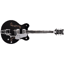 Gretsch G6636TSL Players Edition Silver Falcon™ Center Block Double-Cut with String-Thru Bigsby®, Filter’Tron™ Pickups, Black