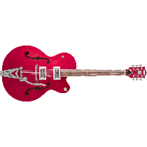 Gretsch G6120T-HR Brian Setzer Signature Hot Rod Hollow Body with Bigsby®, Rosewood Fingerboard, Magenta Sparkle