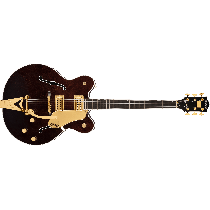 Gretsch G6122TG Players Edition Country Gentleman® Hollow Body with String-Thru Bigsby® and Gold Hardware, Ebony Fingerboard, Walnut Stain