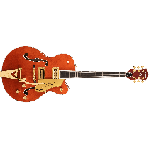 Gretsch G6120TG Players Edition Nashville® Hollow Body with String-Thru Bigsby® and Gold Hardware, Ebony Fingerboard, Orange Stain
