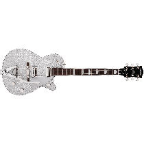 Gretsch G6129T-89 Vintage Select '89 Sparkle Jet™ with Bigsby®, Rosewood Fingerboard, Silver Sparkle