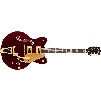 Gretsch G5422TG Electromatic® Classic Hollow Body Double-Cut with Bigsby® and Gold Hardware, Laurel Fingerboard, Walnut Stain