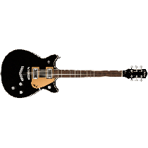 Gretsch G5222 Electromatic® Double Jet™ BT with V-Stoptail, Laurel Fingerboard, Black