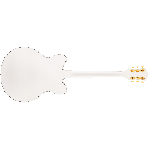 Gretsch G5422GLH Electromatic® Classic Hollow Body Double-Cut with Gold Hardware, Left-Handed, Laurel Fingerboard, Snowcrest White
