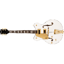 Gretsch G5422GLH Electromatic® Classic Hollow Body Double-Cut with Gold Hardware, Left-Handed, Laurel Fingerboard, Snowcrest White