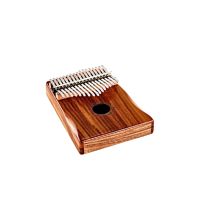 Solid Wood 17 Key Kalimba - C Major - Top Soundhole - w/Bag, Tuning Hammer, Polish Cloth, Case