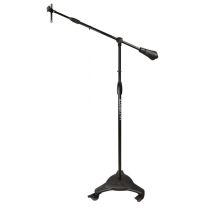 Ultimate Support MC-125 Studio Mic Stand
The MC-125 professional studio boom stand's larger-diameter base and locking, rollerblade-style wheels provide a low center of gravity and extra stability. Smoothly raise or lower height from 52" to 83" with a rel