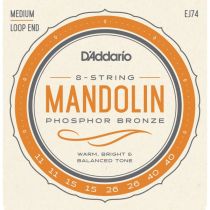 D'Addario EJ74 Phosphor Bronze Mandolin Strings .011-.040
