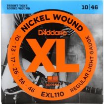 D'Addario EXL110 Nickel Wound Electric Strings .010-.046 Regular Light