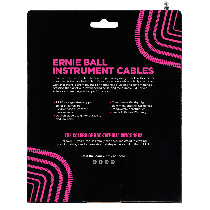 Ernie Ball 30' Coiled Straight / Angle Instrument Cable - White  