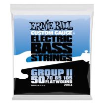 Ernie Ball P02804 Flatwound Group II Electric Bass Strings .50-105