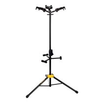 Hercules Plus Series Universal AutoGrip Tri Guitar Stand with Foldable Backrest