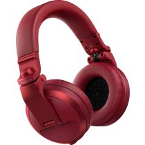 Pioneer DJ HDJ-X5BT Bluetooth Over-Ear DJ Headphones (Metallic Red)