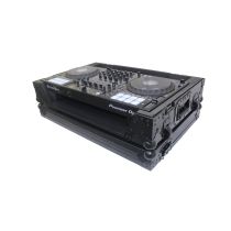 Prox PRXSDDJ1000WBL ATA Flight Case for Pioneer DDJ-1000 FLX6 SX3 DJ Controller with 1U Rack Space and Wheels - Black